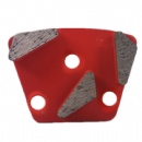 Magnetic Trapezoid W/ Triple Segments For Concrete Grinding