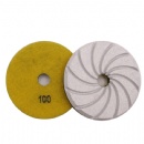 4'' 100mm Marble Floor Velcro Backed Wet Polishing Pads