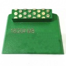 Single Metal Dot Diamond Bar Quick Change Trapezoid Grinding Segments