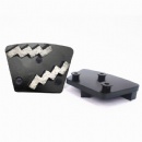 SASE Metal Bonded Double Zig Zag Diamond Grinding Trapezoids