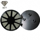 3'' 10 Diamond Segs Concrete Floor Grinding Pucks W/ 3 Screws