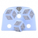 Lavina X Triple Sharx Diamonds Concrete Floor Grinding Plates