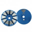 3'' Terrco Bolt-On 10S Concrete Grinding Segs Diamond Pucks