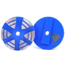 3IN. Terrco Speed Shift 6S Shield Diamonds Concrete Grinding Discs