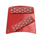 Fast Change Trapezoid Double Metal Dot Bars Grinding Diamonds