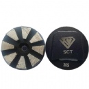 3'' Fast Change Backing 8S Concrete Floor Diamond Grinding Pucks