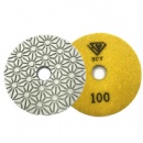 4'' 100mm Beige Dry/Wet White Diamond Polishing Pads