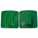 Klindex Quick Lock Double Trojan Segments Concrete Grinding Shoes