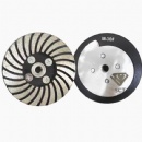 4'' 100mm Turbo Diamond Grinding Discs w/ Snail Lock & M14 5/8''-11 Threaded