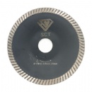 115mm Heat-pressing Curved Stone Cutting Diamond Turbo Saw Blades