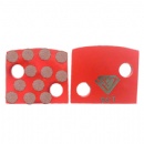 Polar Magnetic System 12S Mini Diamond Buttons Floor Grinding  Segments