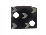 Sistema magnético polar 5s mini flecha placa de molienda de diamante de piso de terrazo