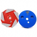 3'' Polar Magnetic Backing 5S Concrete Floor Dry Grinding Discs