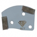 Contec Bolt-On Trapezoid Double Half Bars Diamond Grinding Segments