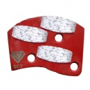 Contec Bolt-On Trapezoid Tri-Coffin Segs Diamond Grinding Plates