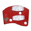 Contec Bolt-On Trapezoid Double Coffin Segments Diamond Grinding Plates