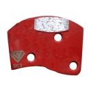 Contec Bolt-On Trapezoid Single Coffin Seg Concrete Floor Diamond Grinding Plates