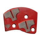 Contec Bolt-On Plates Double T Segments Concrete Grinding Diamonds