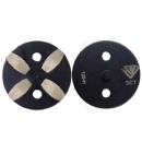 4'' 100mm Jiansong Grinders 4S Coffin Diamonds Concrete Grinding Pucks