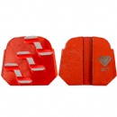 Troluc Slide-In Trapezoid Triple Z Diamonds Concrete Grinding Shoes