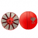 3'' Troluc Slide-In Backing 10S Diamond Segs Floor Grinding Discs