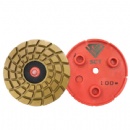 5.5'' 140mm Spiral Resin Bonded Floor Polishing Pads W/ 3 Post