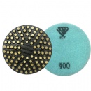 Almohadilla de molienda de diamante flexible de punto metálico para trituradora portátil de 5 pulgadas y 125mm