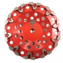 7'' 180mm 10S V-Segments Concrete Surface Diamond Grinding Wheels