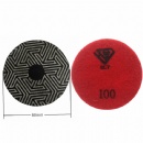 3'' 80mm Electroplated Diamond Pads For Marble Ceramic Tile Metal Glass Wood