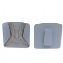 Redi-Lock Compatible Double L-Diamonds Thin Coating Removal Plates