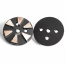 6 Seg Diamond Concrete Grind Pucks With 3 9mm Holes