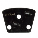 Universal Magnetic Trapeozoid Coating Removal Scraper With Double 1/3 PCDs