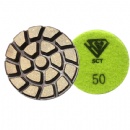 3'' Ceramic Copper Bond Concrete Terrazzo Floor Diamond Transitional Polishing Pucks