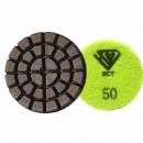 3'' HD Copper Bonded Velcro Backed Diamond Transitional Dry Grinding Pucks
