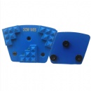 SASE QCS Trapezoid With Triple Pyramid F Shaped Segments Concrete Floor Grinding Diamond Tools