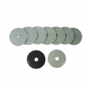 Beige Dry Wet Resin Diamond Polishing Pads