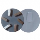 Redi Lock 6 SEGS Redonde Metal Bond Pucks de molienda de concreto