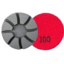 3'' 10mm 8 Pie Turbo Ceramic Bond Transitional Diamond Pads