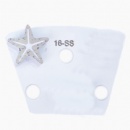 Magnetic Trapezoid Grinding Disc W/ Single Star Diamond Seg